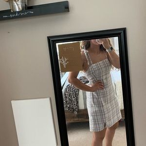 hollister plaid dress